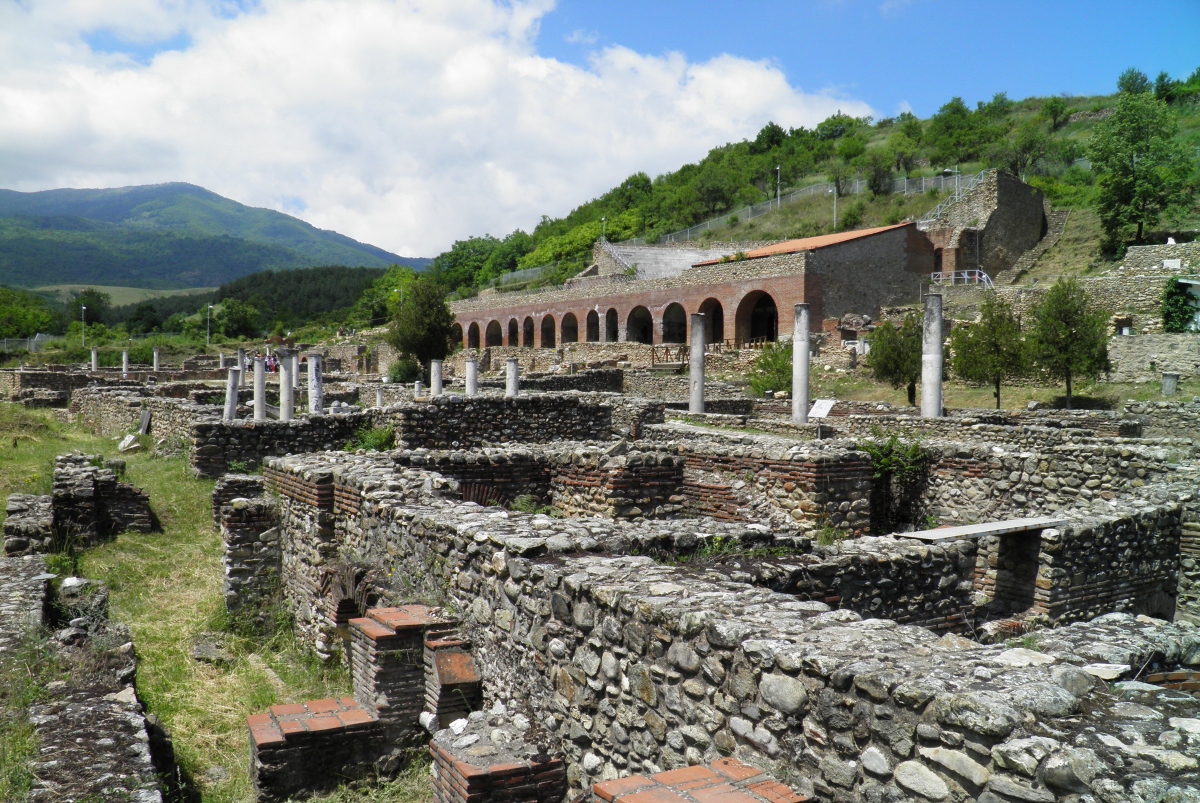 Vista de Heraclea, complejo cerca de Bilota.