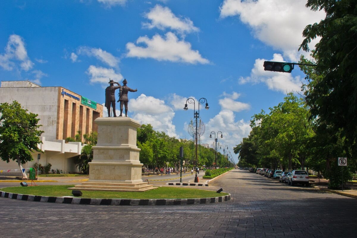Uno de los lugares más populares para ver en Mérida: el paseo de Montejo.
