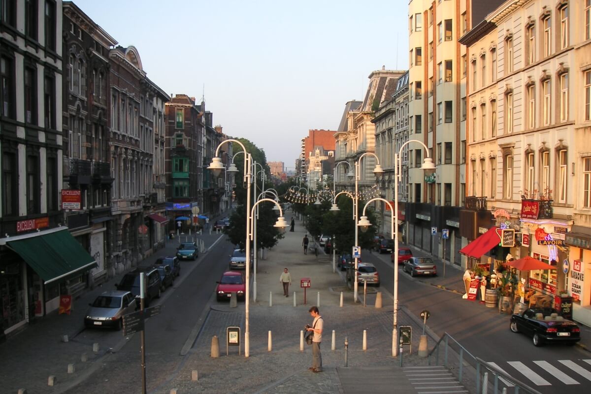 Barrio de Ourtremeuse, en Lieja.