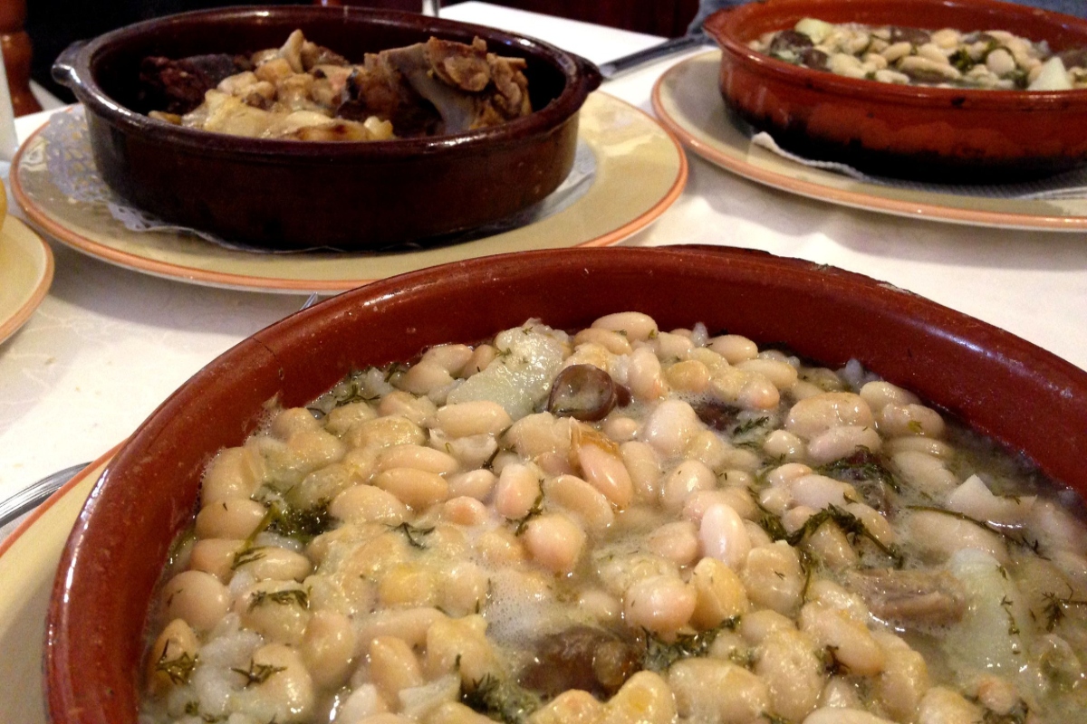 Plato de olla de San Antón.